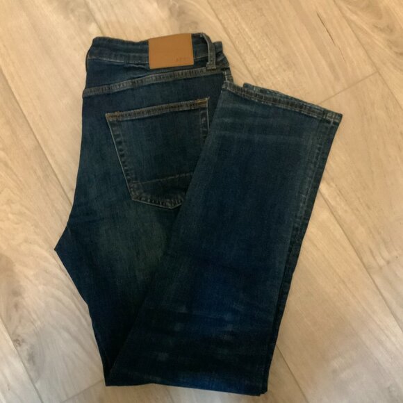 Aeropostale Athletic Skinny 33x32 Denim Blue Jeans - Picture 6 of 7